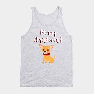 Merry Christmas with Dog Tank Top